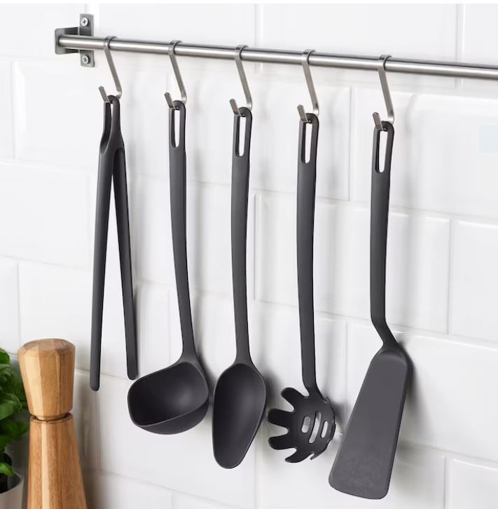 سرویس 5 پارچه کفگیر و ملاقه ایکیا مدل 80435942 - IKEA FULLANDAD
